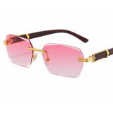 Stylische Verlaufsgläsern Sonnenbrille für Herren – Rosa