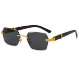 Stylische Verlaufsgläsern Sonnenbrille für Herren – Schwarz