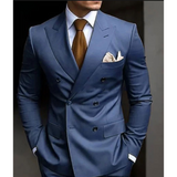 Herren Formell Anzug | Zweiteiliges – Marineblau