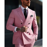 Herren Formell Anzug | Zweiteiliges – Rosa