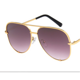 Aviator Sonnenbrille Verspiegelten Gläsern für Damen – Lila 1