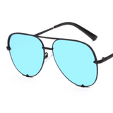 Aviator Sonnenbrille Verspiegelten Gläsern für Damen – Blau