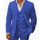 Herren Sommer Hochzeitsgast Anzug | Dreiteiliges – Marineblau