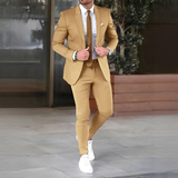 Brylle - Modische Herrenanzüge – Beige