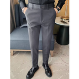 Herren-Hose mit schmaler passform | geradliniger sti – Dunkelgrau