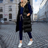 Cacia - langer körperwärmer – Schwarz