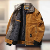 Quentin – fleecegefütterte herrenjacke – Khaki