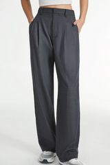 Aerelle | Wide-Leg Schneiderhose – Anthrazit