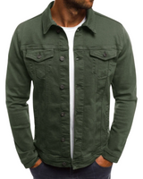 Paris Denimjacke – Militärgrün