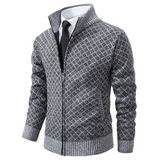 Luxuriöser Strickpullover für Herren - Oliver – Grau