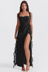 AGATHE | LUXE ABENDKLEID – Schwarz