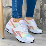 Nik - Orthopädische, atmungsaktive Turnschuhe – Regenbogen