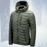 Huxley - herren retro-winterjacke – Grün
