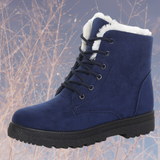 Odette – mit fleece gefütterte damenstiefel – Blau