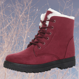 Odette – mit fleece gefütterte damenstiefel – Rot