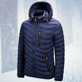 Huxley - herren retro-winterjacke – Blau