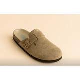 Unisex Slip-On Bequeme Clogs | Flach – Beige