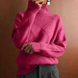 Marcelle | Chunky Rollkragenpullover – Rosa
