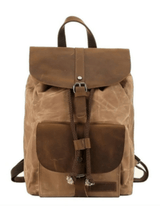 OSLO | Wachs-Leinwand-Rucksack – Khaki