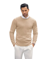Theo – Casual Pullover für Herren – Khaki