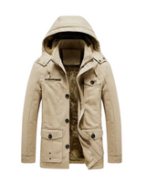 Premium Gepolsterte Winterjacke – Beige
