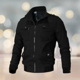 Oliver – stylische bomberjacke für herren – Schwarz