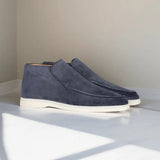 Herren Loafer | Schlanke Form mit niedrigem Einstieg – Marineblau