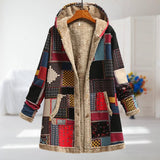 Kamellie – Leichte Winterjacke mit Kunstfellfutter – Rot