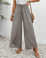 Katja | Lässige weite Hose – Khaki
