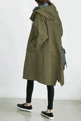 Cathrin - Windfeste Jacke – Armeegrün