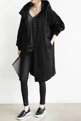 AlvaStockholm™ | Stilvoller Trenchcoat – Schwarz