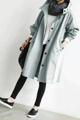 AlvaStockholm™ | Stilvoller Trenchcoat – Grau