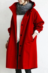 AlvaStockholm™ | Stilvoller Trenchcoat – Rot