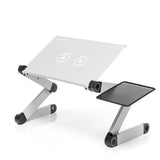Innova Tragbarer, verstellbarer Laptoptisch – Hellgrau