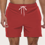 Leo Shorts mit Kordelzug – Rot