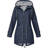 LEONORE – Der elegante und wasserdichte Damen-Regenmantel – Dunkelblau