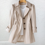 Kaliah - Softtouch-Trenchcoat – Beige