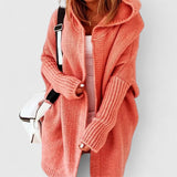 Jodie - Bequeme Strickjacke – Orange