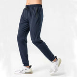 Reizo | Elastische Laufhosen für Herren Performance – Marineblau