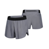 Speedox | Schnelltrocknende Laufshorts für Herren Sommer – Grau