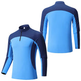 Azorex | Atmungsaktives Klettershirt für Herren Sommer – Blau