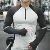 Azorex | Atmungsaktives Klettershirt für Herren Sommer – Schwarz/Weiß