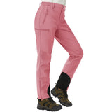 Valtrix | Wasserdichte Softshell-Hosen für Damen Winter – Grau Pink