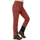 Valtrix | Wasserdichte Softshell-Hosen für Damen Winter – Dunkelorange