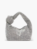 Glänzende Mini-Tasche – Silber