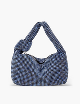 Glänzende Mini-Tasche – Blau