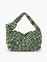 Glänzende Mini-Tasche – Grün