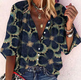 Vanessa | Trendy Boho Casual V Ausschnitt Bluse – CSCX12-0004