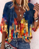 Vanessa | Trendy Boho Casual V Ausschnitt Bluse – CSCX12-0302