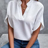 Vivi | Elegante Leichte Bluse für Damen – Weiß